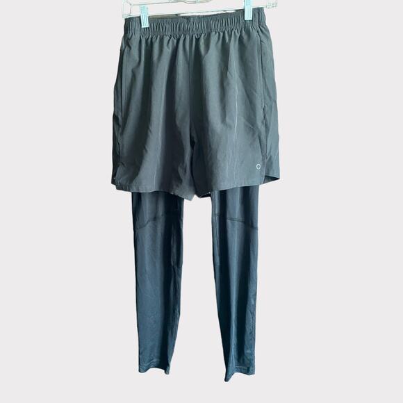 Skora Men’s Woven Stretch 7” Running Shorts with Tights Pants Black Small - Picture 2 of 8